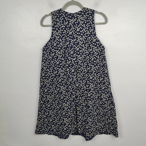 Matrushka Dress Womens Medium Black Micro Floral Pockets‎ Kitsch Hipster Preppy - Picture 5 of 6
